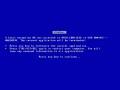 Software/Games Blue screen of die